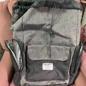 Eddie Bauer Black and Gray Backpack